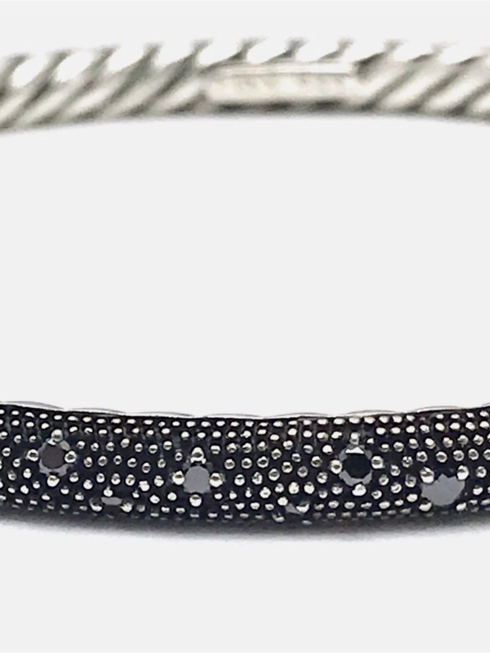 David Yurman Melange Black Diamond Bangle